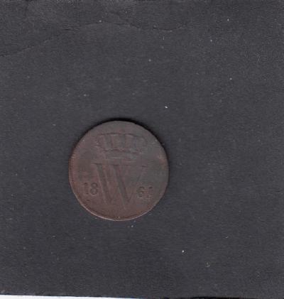 Beschrijving: 1 Cent WILLEM III